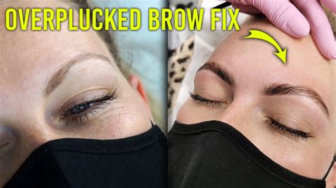 My Secret Weapon For Fixing Overplucked Thin Brows One Time Treatment Youtube