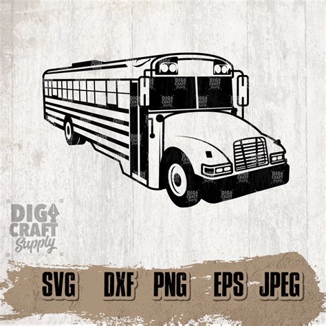 Autobús Escolar Svg 3 Escuela Svg Autobús Svg Clipart De Etsy España
