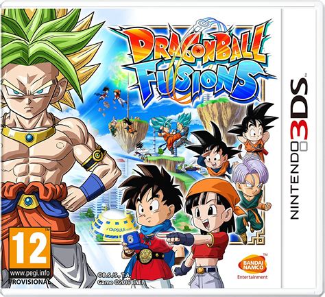 Dragon Ball Fusions 3ds Cia Usaeur Colección De Juegos Cia Para 3ds