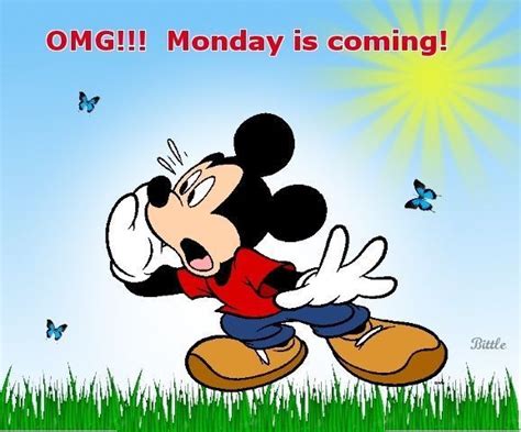 omg monday is coming quotes quote disney mickey mouse monday monday quotes monday is coming