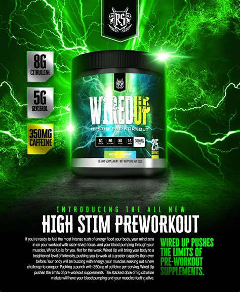 Wired Up Hi Stim Pre Workout Ruthless Sports Pre Workout Amazing