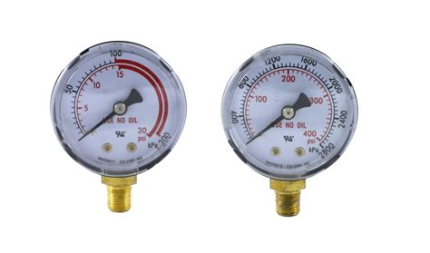 Low And High Pressure Gauges For Propane Regulator 0 30 Psi And 0 400 Psi