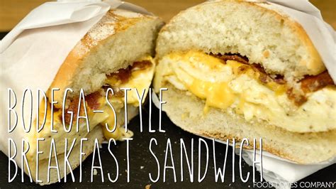 Bodega Style Egg And Cheese Sandwich Recipe Youtube