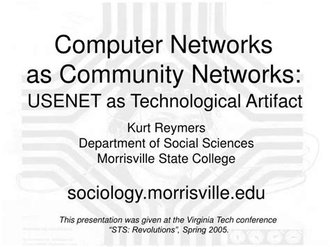 Ppt Computer Networks As Community Networks Powerpoint Presentation