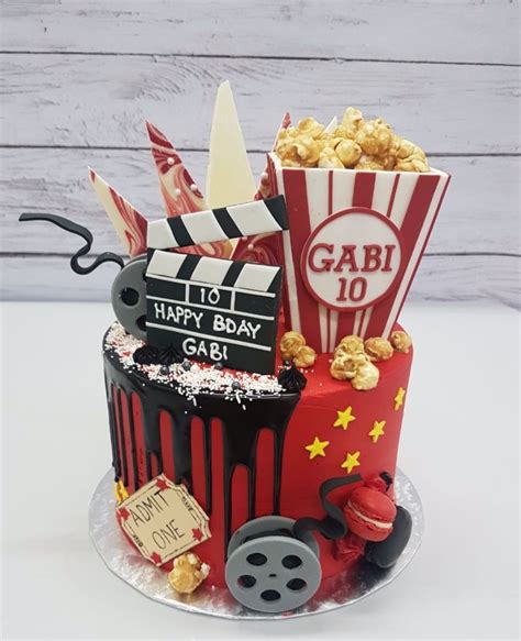 kochen and genießen novelty popcorn cinema movie night 12 stand up edible cake toppers birthday