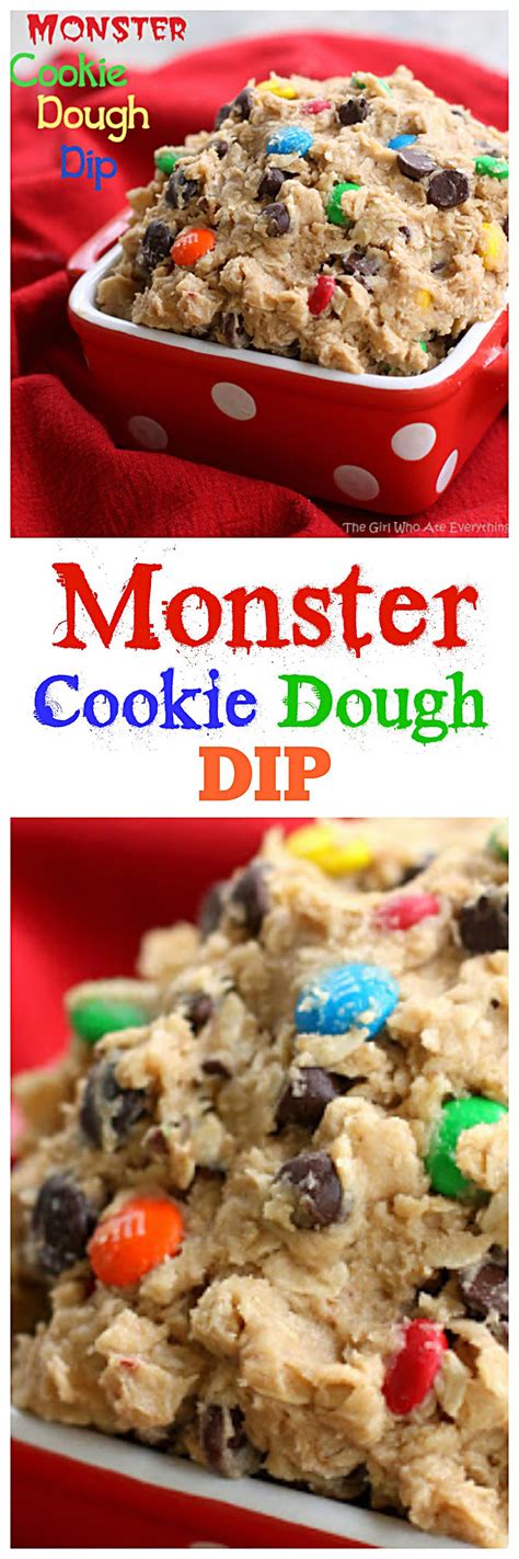 Pipe the blue hair buttercream. Monster Cookie Dough Dip | Recipe | Diy food recipes ...