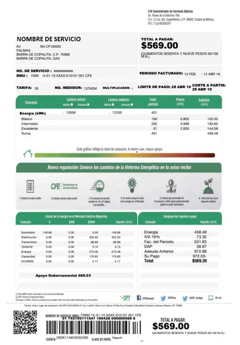 Imprime Tu Recibo De Luz CFE Consulta Descarga E Imprime