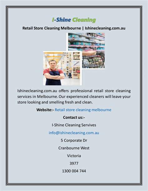 Ppt Retail Store Cleaning Melbourne Powerpoint