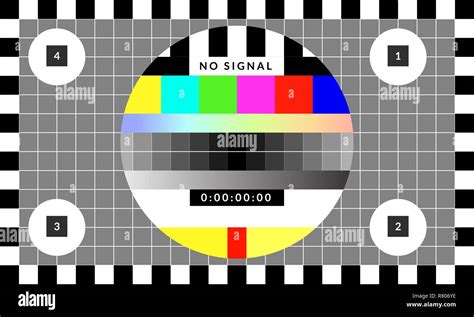 Tv Test Card Hi Res Stock Photography And Images Alamy