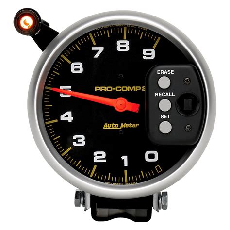 Auto Meter® 6851 Pro Comp Series 5 Pedestal Tachometer Gauge 0
