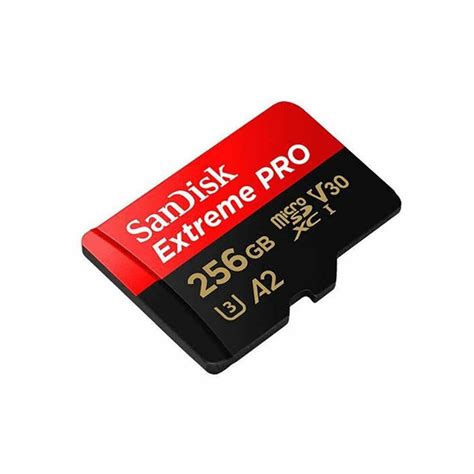 Cartão De Memória Micro Sd Sandisk Extreme Pro 256gb 170mbs R53800