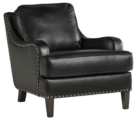 Black Leather Chair With Nailheads Also Set Sale Alerts And Shop