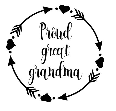 Download Proud Great Grandma SVG PDF PNG Jpg Dxf Eps Welcome | Etsy