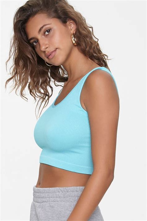 Ribbed Knit Cropped Tank Top Forever Cropped Tank Top Knitted Crop Tank Top Knit Crop