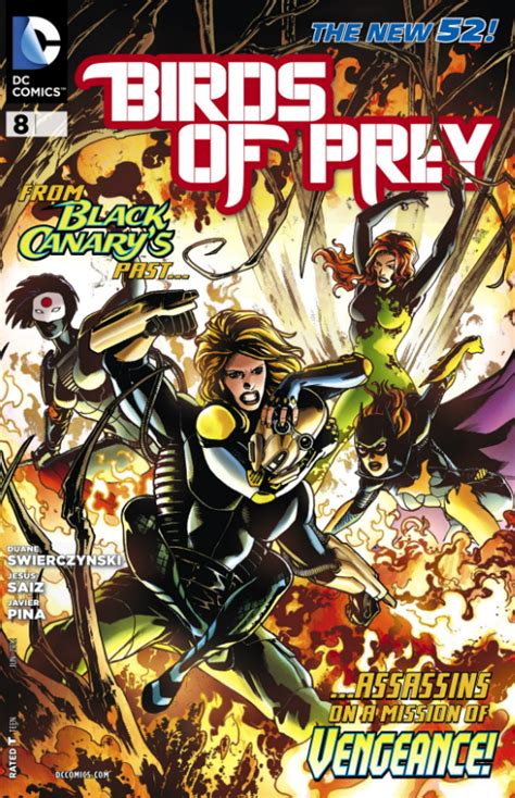 Flowers And Fishnets Birds Of Prey 8 New 52