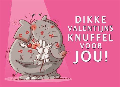 Valentijnkaart Dikke Valentijnsknuffel Voor Jou Hallmark