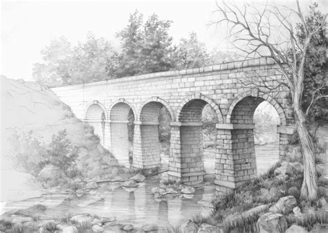 Romanbridgebykasiarzynka 2790×1986 Drawing Tegninger Romaner