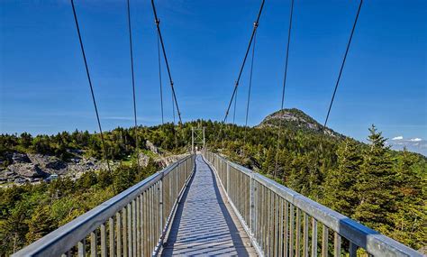 Swinging Bridge Atop Grandfather Mountain Photograph By Mountain Dreams Fine Art America