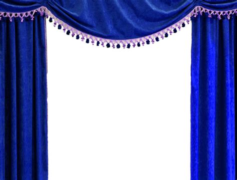 Download Hd Blue Stage Curtain Png Clipart Theater Drapes And Stage