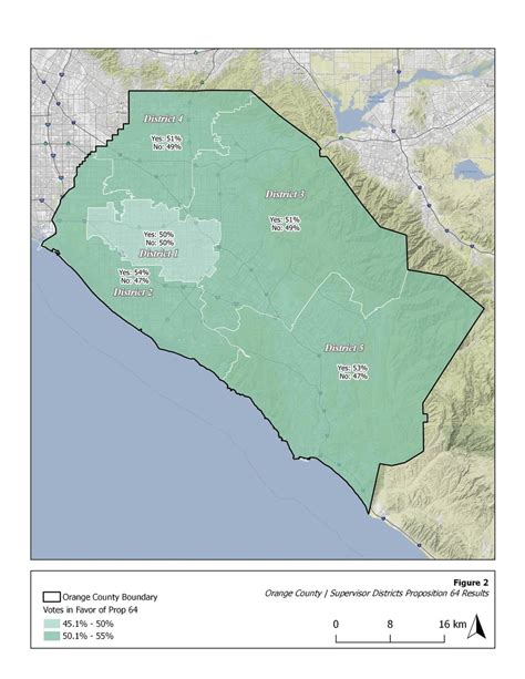 Figure 2 Oc Supervisor Districts Results Prop 64 Voice Of Oc