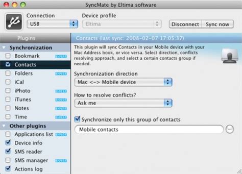 Syncmate Sync Windows Mobile With A Mac For Free