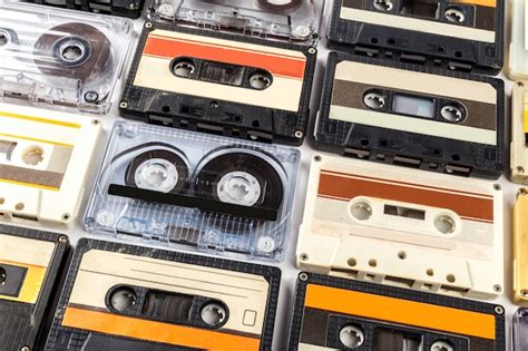 Premium Photo Vintage Cassette Tape Isolated White