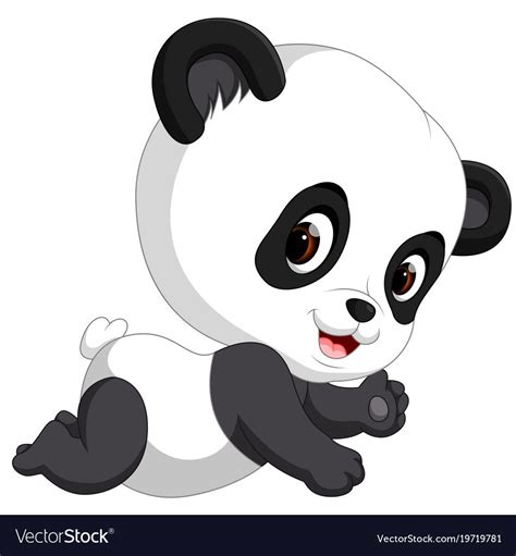Illustration Of Cute Funny Baby Panda Download A Free Preview Or High