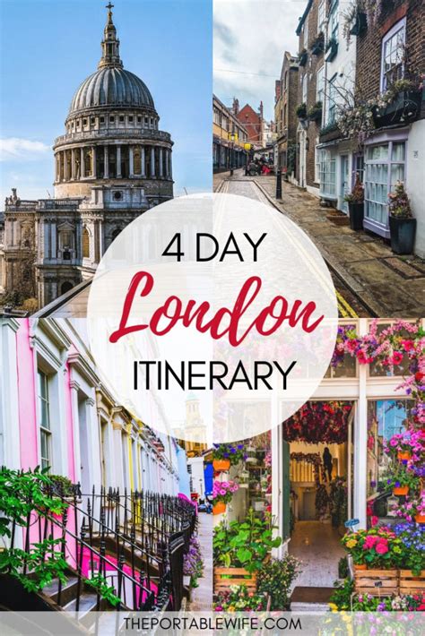 London Itinerary 4 Days Of Sightseeing And Hidden Gems The Portable Wife