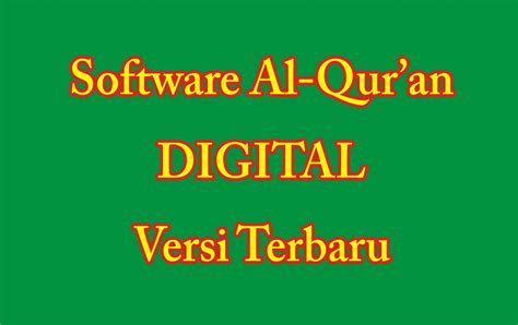 Download ayat download recitations contact us. Dropship Baju Korea: Download Software Al Quran Digital ...
