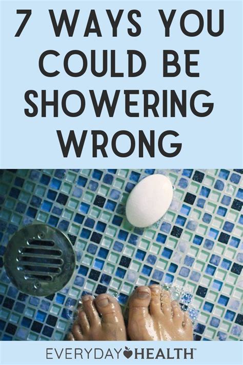 7 Ways You Could Be Showering Wrong Everyday Health Acv For Acne