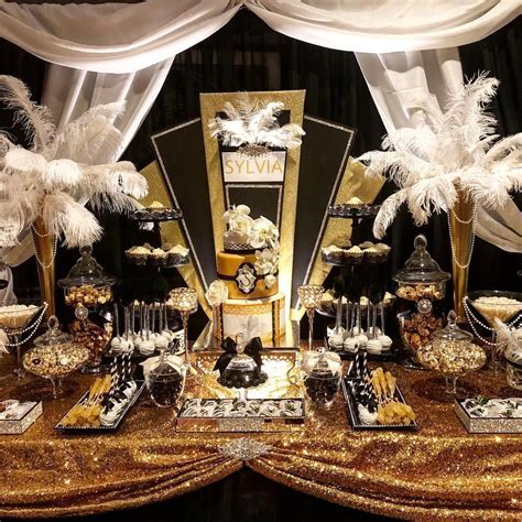Dana Dais On Instagram “great Gatsby Birthday Party ” Table