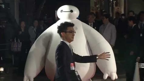 baymax meet and greet character from disney s big hero 6 makes tokyo international film festival