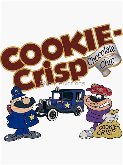 1970s Cookie Crisp Cookie Cereal Cop And Cookie Crook Mascot