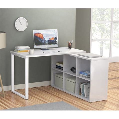 Hoobro computertisch 100 für kleine räume, zu montieren, vintage/dunkelbraun. Britni Modern Corner L-Shape Writing Desk in 2020 ...