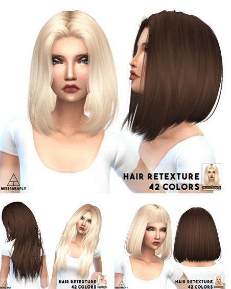 Simpliciaty Sintiklias 20 Alia Hair Retextured The Sims 4 Pelo