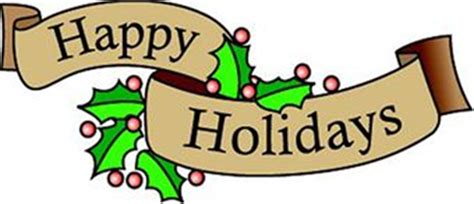Happy Holiday Clip Art Clipart Best