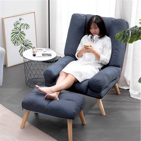 Lazy Sofa Leisure Folding Chair Simple Single Sofa Chair Nordic Bedroom