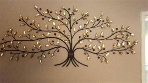 Made simply with copper wire and glass beads. Top 20 Abstract Leaf Metal Wall Art | Wall Art Ideas