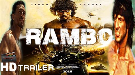 Rambo Action Movie Trailer Tiger Shroff Coming In 2018 First Look