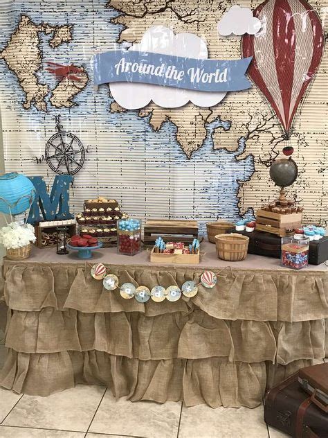 Put the words in order to make a sentence. Around the world Baby Shower Party Ideas | Photo 1 of 16 ...