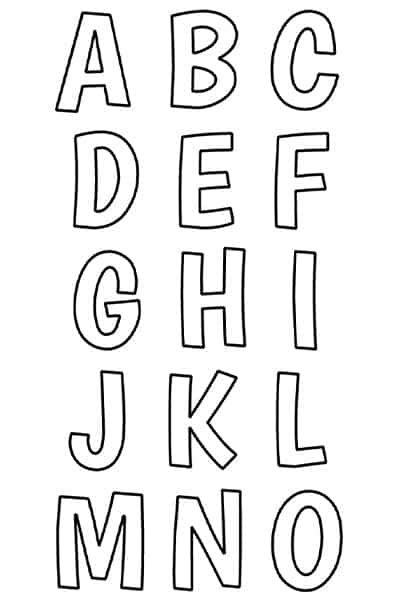 printable free alphabet templates