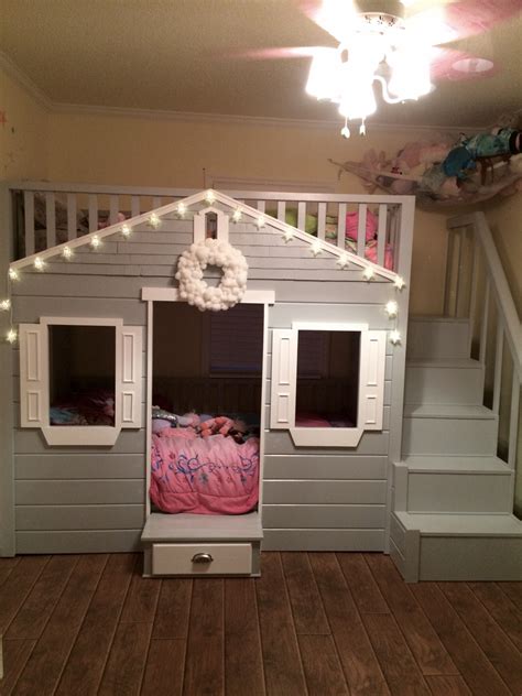 Ana White Little Cottage Loft Bed Revised Diy Projects
