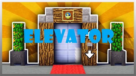 In the older builds of minecraft a water elevator involved boats moving up water at light speed, but these days it is fairly simple to make an elevator in minecraft. Minecraft-- how to make a working Elevator---- - YouTube