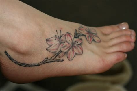 Lily Flower Foot Tattoo Designs Best Flower Site
