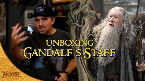 Gandalf The Grey Pipe Staff And Moria Staff Unboxing Lord Of The Rings Collectibles Review Youtube