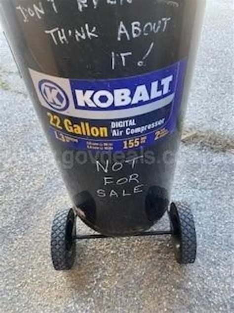 Kobalt Model Vlk1382209 215914 Portable Oil Free Direct Drive Air