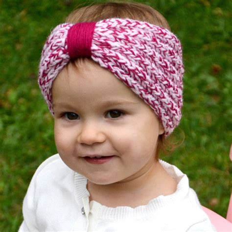 Newborn Knit Crochet Top Knot Elastic Turban Headband Kids Girls Head