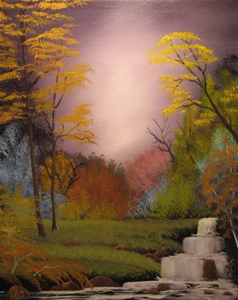 Purple Haze Ii Oil On Canvas Bob Ross Style Painting I Ma Flickr