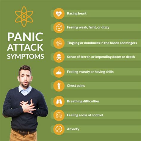 Sometimes panic attacks happen just once during a lifetime and may be a response to severe stress or change. panic attack symptoms