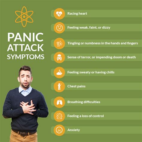 A panic attack is a strong feeling of fear or discomfort. panic attack symptoms